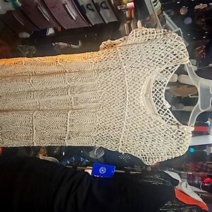NWT Solitaire crochet dress